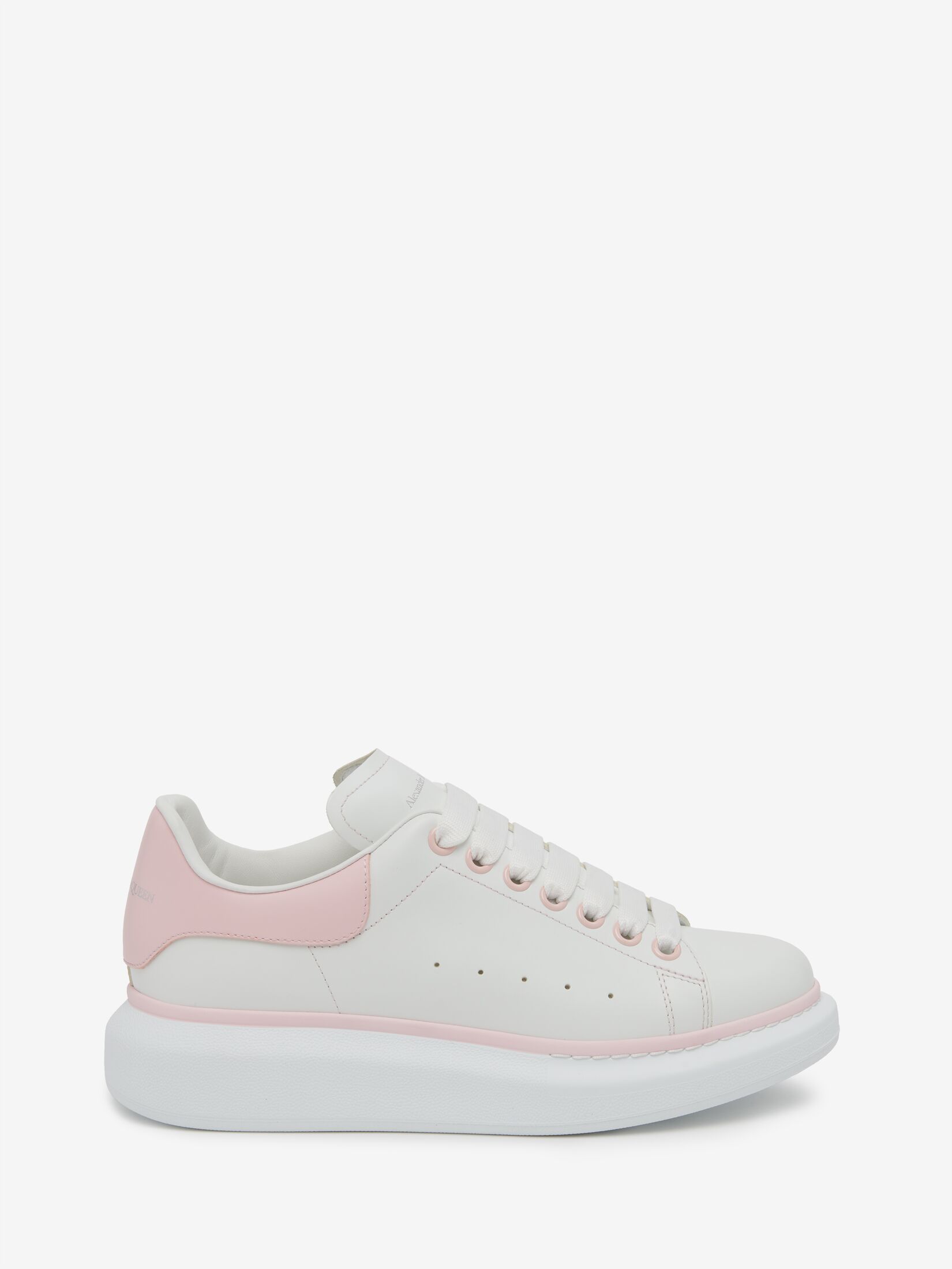 White Oversized Sneakers With Lust Red Suede Spoiler - ALEXANDER MCQUEEN -  Russocapri